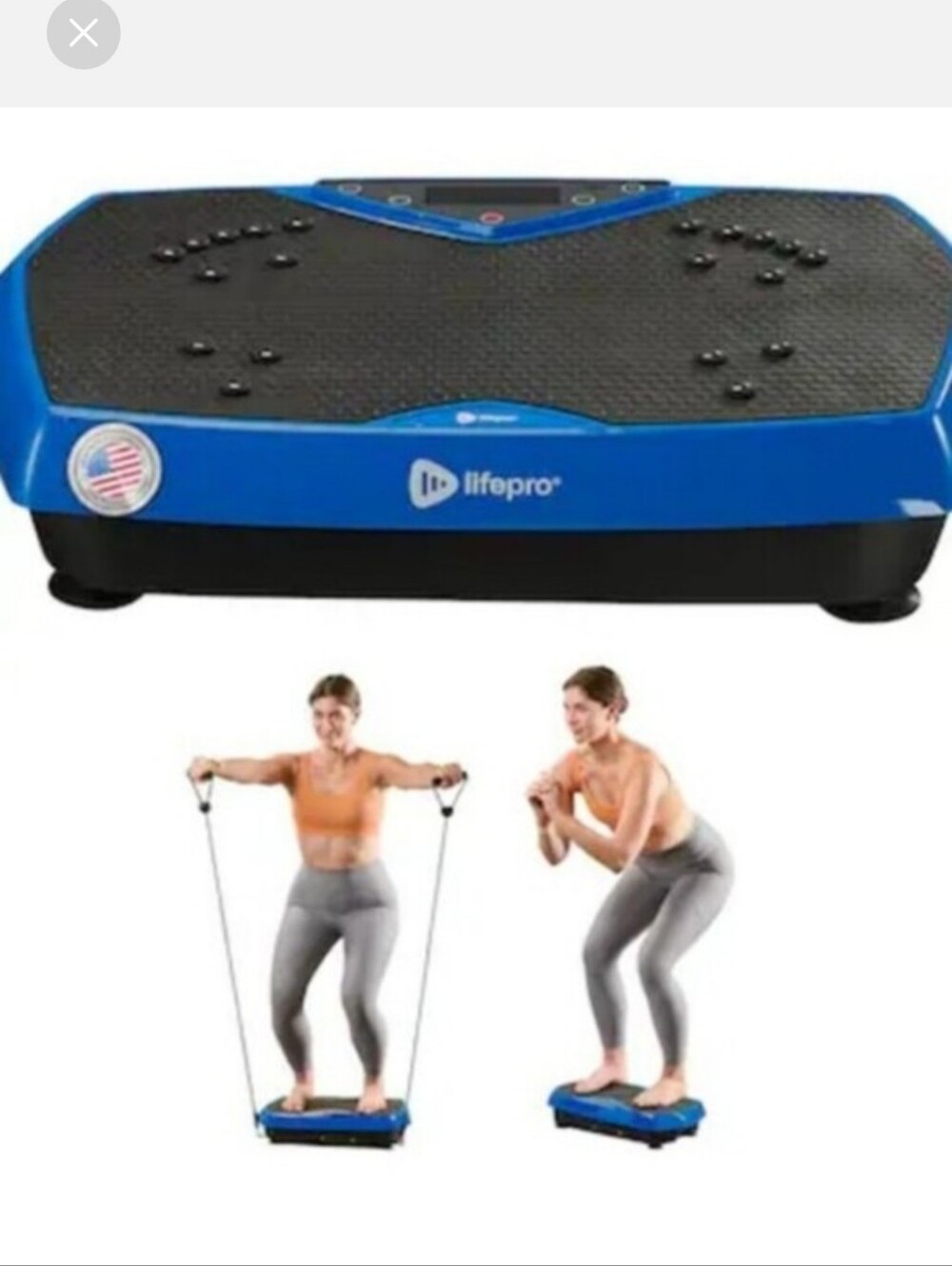 Lifepro Vibration Plate Hexaplate Exercise Machine With Remote